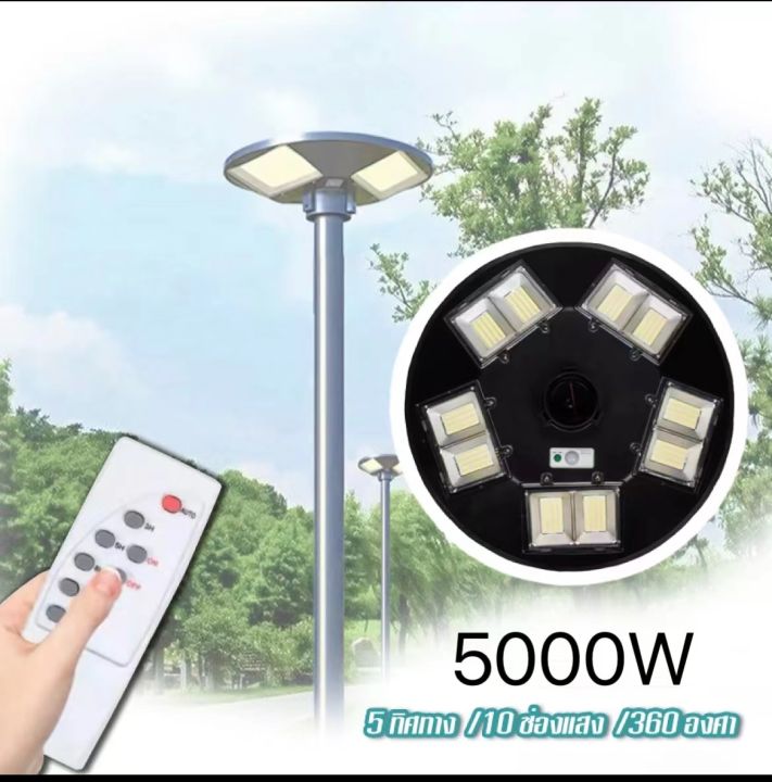 nqt84-พร้อมส่ง-ไฟถนน-ufo-15000w-โคมไฟ-หลอด-led-880-ดวง-พลังงานแสงอาทิตย์-solar-street-lightไฟยูเอฟโอ-ฟสปอตไลท์-กันน้ำ-ไฟโซล่าเซลล์-กันน้ำและป้องกันควา