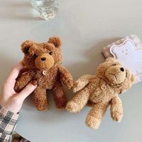 2023 Cartoon Plush Teddy Bear For Airpods 1 2 3 Pro2 Cases 3D Cute Bear Storage Bags Silicone Wireless Earphone Cover