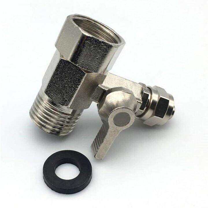 Feed Water Adapter 1/2'' to 1/4'' Faucet Water Filter Valve Tap Tee