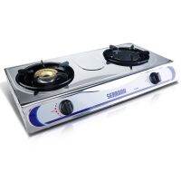 Serrano เตาแก๊สหน้าสแตนเลส Gas stove หัวฟู่-อินฟราเรด รุ่น K-2006