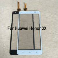 สำหรับ3X3 X Honor3x G750 T00หน้าจอหน้าจอสัมผัสเซ็นเซอร์ติดกระจก Digitizer หน้าจอสัมผัสสัมผัสด้วยสายเคเบิลงอได้