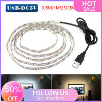 5V TV LED Backlight USB LED Stripไฟตกแต่งโคมไฟเทปทีวีพื้นหลังแสง