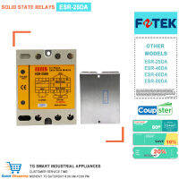 FOTEK โมดูลโซลิดสเตทรีเลย์24A ไฟฟ้ากระแสตรงอินพุต24-380VAC รีเลย์สถานะของแข็งสามเฟส SSR-10DA