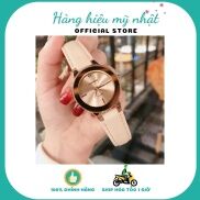 Đồng hồ Nữ Armitron 75 5410RSRGBH dây da mềm màu hồng kem nữ tính