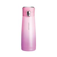 กระติกสุญญากาศ LOCKNLOCK HOLIDAY SUNSET 450 มล. สีชมพูVACUUM TUMBLER LOCKNLOCK HOLIDAY SUNSET 450ML PINK **ของแท้100%**