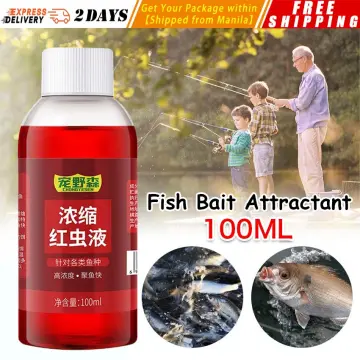 Red Worm Liquid | 100ml Fishing Lures Baits,High Concentration Fishing  Lures, Fish Bait Attraction Enhancer for Trout Cod Carp