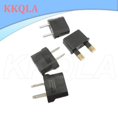 QKKQLA 1/5pcs EU Plug Power Adapter Japan US To EU KR 250V 10A 4.8mm Travel Adapter Electric Power Plug Adapter Charger Sockets Outlet