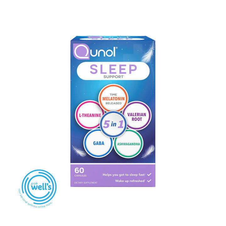 Qunol Sleep Support. 30 Count. For Better Sleep Quality. Time Released