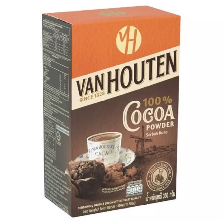 ผงโกโก้-100-แวนฮูเทน-โกโก้ผง-แวนฮูเต็น-cocoa-van-houten-ขนาด-350g