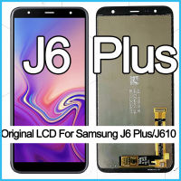 J6จอ LCD สำหรับ Samsung Galaxy เดิม6.0 + J610F J610 J610FN ดิสเพลย์หน้าจอ LCD อะไหล่ซัมซุง J6บวกกับหน้าจอแสดงผล