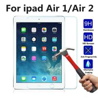 9H Tempered Glass Screen Protector For ipad Air 1 2 2017 2018 9.7 Inch Pro 9.7 Anti Scratch Bubble Free HD Clear Protective Film