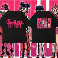 เสื้อยืดลำลองฤดูร้อน เสื้อยืดคอกลมฤดูร้อน Summer Pop Gorillaz Band T-Shirt เสื้อยืดลายฤดูร้อน S-5XL