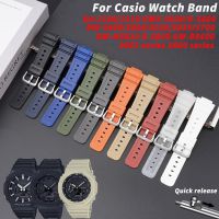 Soft Rubber for G SHOCK GA 2100 DW-5600 Sport Watchband 16mm Men Replace Wristband Accessories