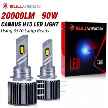 H15 100w Xenon Upgrade Super White CanBus Error Free High Beam DRL  Headlight Bulbs