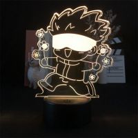 ✆ Jujutsu Kaisen Satoru Gojo Manga Anime 3D Night Light for Bedroom Decor Light Cute Satoru Gojo LED Manga Collection Kid Present