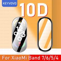 10D Soft Glass Protective Film cover for Mi Band 7 6 5 4 Screen Protector for xiaomi miband 4 5 6 7 miband6 miband5 Accessories Cables