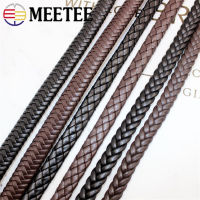 25Meter Meetee 912mm Flat Braided PU Leather Cord Rope Thread Strap for DIY Necklace KeyRing Decor Bracelet Crafts Accessories