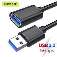 Essager 0.5 เมตร/1 เมตร/1.5 เมตร/2 เมตร/3 เมตรสายต่อUSB USB 3.0 สายเคเบิ้ลสำหรับทีวีPS4 Xbox SSD 5 กิกะไบต์USB3.0 Extenderสายข้อมูลชายกับหญิงสายต่อUSB