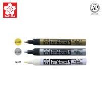 SAKURA (ซากุระ) ปากกา PEN TOUCH ปากกา PAINT MARKER ปากกาน้ำมัน ปากกาเขียนยาง ปากกาเพ็นท์รองเท้า น้ำหมึกกันน้ำ ขนาด 2.0mm SAKURA (XPMK-B)