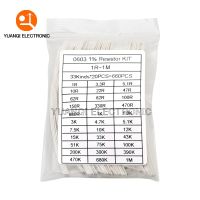 660PCS 0603 0805 1206 1 SMD Chip Resistor Assorted Kit 1R - 1M ohm 33valuesX20pcs 660pcs Resistance Sample set