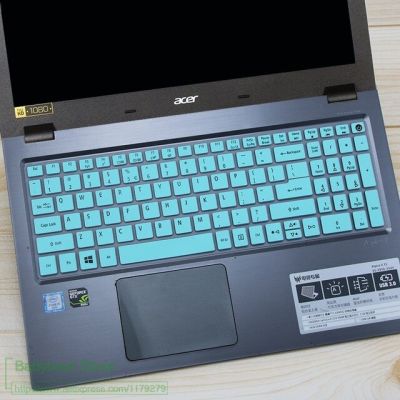 15.6ซิลิโคนปกป้องตัวเครื่องป้องกันแป้นพิมพ์สำหรับ Acer Extensa 2520G 2511G E5-522G E5-522 F5-573G Tmp258 E5-574G
