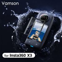 Vamson ป้องกันหน้าจอโค้งฟิล์มโค้ง X3 Insta360,อุปกรณ์ป้องกันกล้องพาโนรามากล้องแอคชั่นแคมเมรากันรอยขีดข่วน