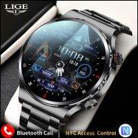 ◙✘✿ lhgjbhd NFC Bluetooth Call Men 2023 Sport ECG PPG Custom Face SmartWatch IOS