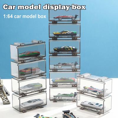 Transparent Assembly Car Model Organizing Box, Toy Car Storage Boutique Display Box, Box Model B7B8