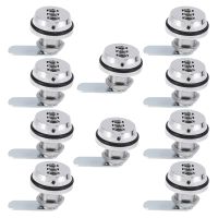 10X Alloy Code Combination Cam Lock Keyless Post Mail Box Cabinet RV 3 Dial Silver