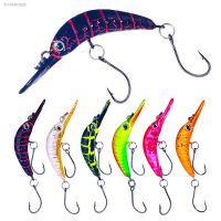 ﹉ HENGJIA Rice Worm Shaper Trout Minnow Wobbler Fishing Lure 5.2cm 2.6g Crank Artificial Hard Bait Trout Pike Bass Fishing