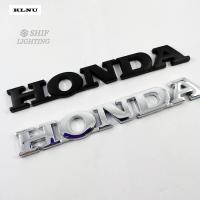 KLNU 1 X โลหะ Honda โลโก้ Auto รถด้านข้าง Fender ด้านหลัง Trunk Emblem Badge สติกเกอร์สำหรับ Honda