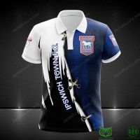 2023 New Ipswich Town F.C Black Blue EFL League One 3D Printed Polo Tshirt Hoodie jersey Size：s-6xl Summer Popular