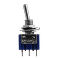 1 PC Mini MTS-102 3-Pin SPDT ON-ON 125VAC 6A สวิทช์