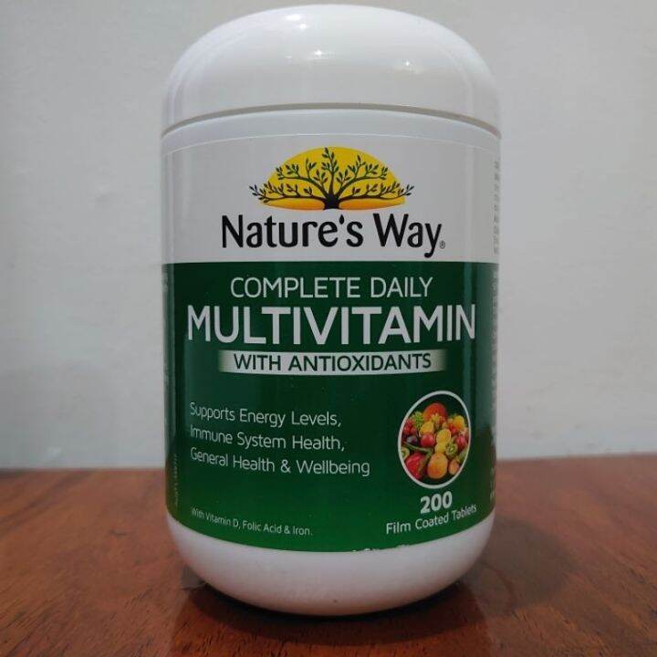 Nature S Way Complete Daily Multivitamins With Antioxidants 200 Tablets Lazada Ph