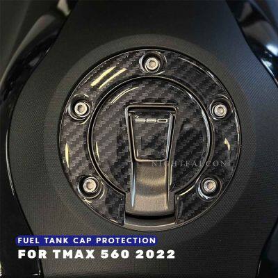 For yamaha tmax 560 2022 Fuel tank cap protection Sticker 3D Tank pad Stickers Oil Gas Protector Cover Decoration