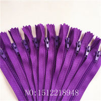 50pcs ( 18 Inch ) 45cm Deep Purple Nylon Coil Zippers Tailor Sewer Craft Crafters &amp;FGDQRS #3 Closed End