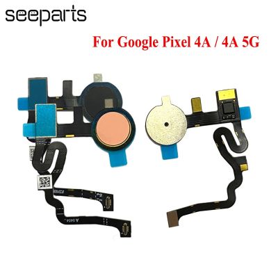 Kabel Fleksibel Tombol Menu Rumah Sensor Sidik Jari ID Sentuh untuk Google Pixel 4A 5G Kabel Flex Sidik Jari Piksel 4A Kabel Sidik Jari