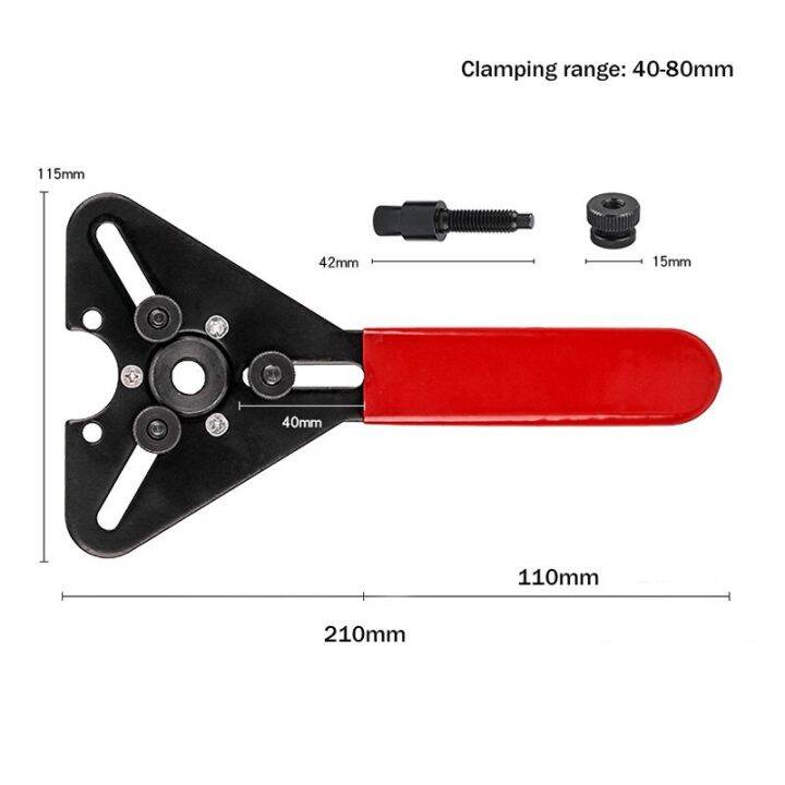 ประแจถอดข้อต่อเครื่องปรับอากาศคอมเพรสเซอร์เครื่องมือซ่อมแอร์อัตโนมัติประแจถอดเครื่องมือถอดชิ้นส่วนอเนกประสงค์ยานยนต์