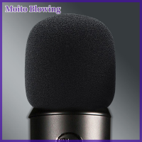 Moito 1PC Black Microphone Foam COVER FILTER กระจกบังลมฟองน้ำเปลี่ยนสำหรับ Blue Yeti Pro MIC