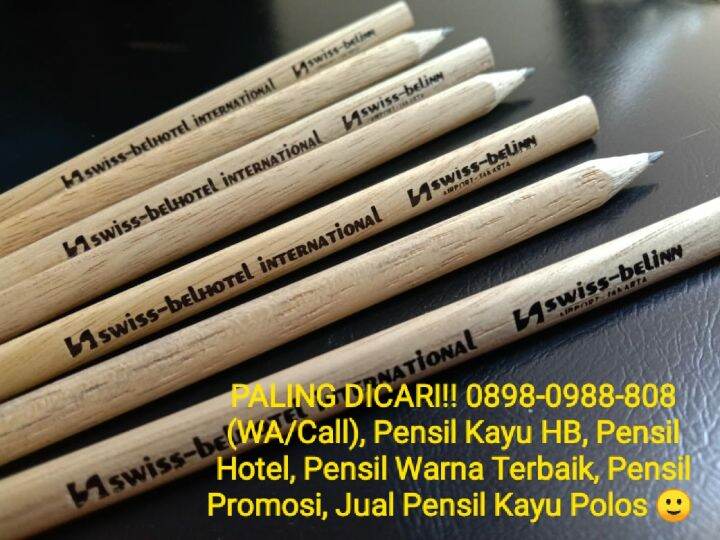 Pensil Kayu Hotel Polos Pensil Logo Murah Pensil Hb Pensil Promosi