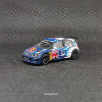 majorette volkswagen polo R wrc กระจกใส ล้อยาง