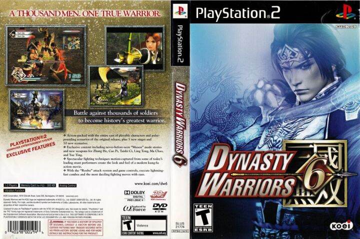 PS2 Game Dynasty Warrior 6 (Gold Disc) | Lazada