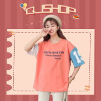 QJshop ??คนเก๋เค้าใส่กันจ๊ะ  เสื้อยืดคอกลมสีสันสดใสมาก แม่แขนสลับสีใครอยากได้ไม่ต้องรอ ไปจัดกันเลยงับ