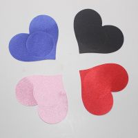 1Pair Breast Petals Heart Shape Adhesive Nipple Covers Breasts Petals and Sticker Emptied Chest Breast Petals 2023