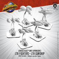 ?มีของพร้อมส่ง? Privateer Press Monsterpocalypse Zerkalo Bloc Unit: LTA Fighters and LTA Gunship PIP 51108 ต้องประกอบทำสีเอง