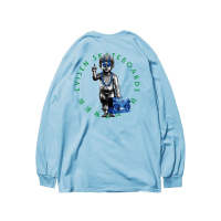 Evisen DJ Afro Buddha JR L/S T-Shirt Light Blue