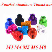 M3 M4 M5 M6 M8 Thumb Nuts Through Hole กรอบอลูมิเนียมมือขันน็อตหน้าแปลน Step Knurled Thumb Nut-SJK STORE