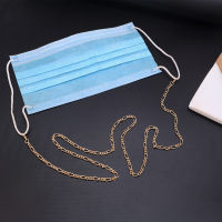 INS Korea Version Men Women Gold Link Chain Eyeglass Strap Reading Glasses Hanging Chain Lanyard Cord Fashion Accessories