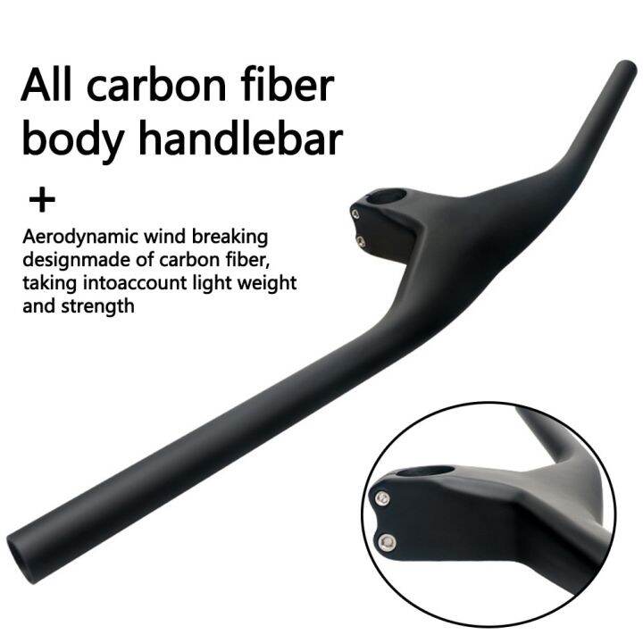 Full Carbon MTB Integrated Handlebar Bicycle Handlebar with Stem Carbon ...