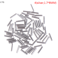 LTG 200PCS 1.6*8mm 1.7*8mm flip REMOTE Key Blade FIXED PIN Car Key เหล็ก FOB Pins